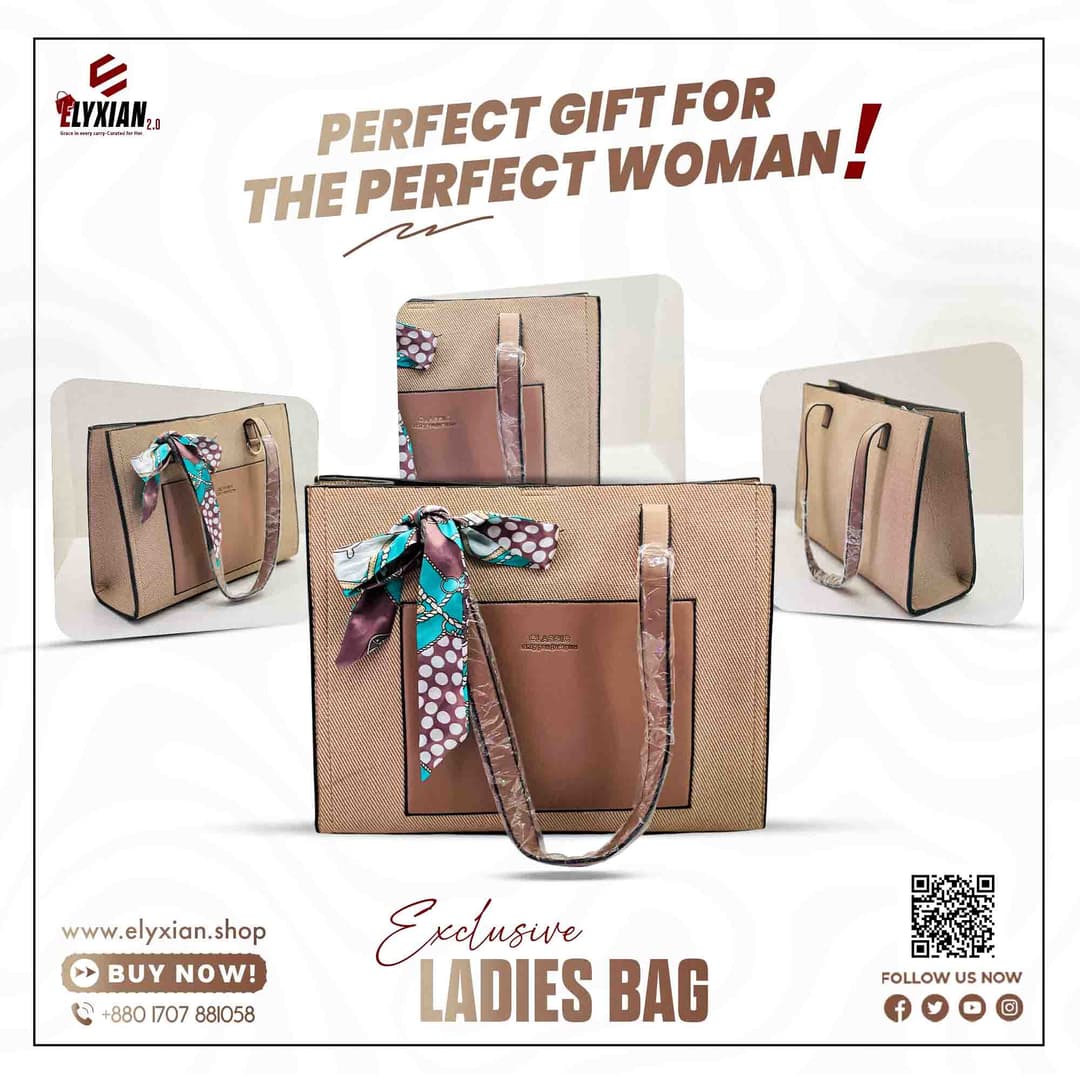 Ladies Bag - Light &  Dark Brown