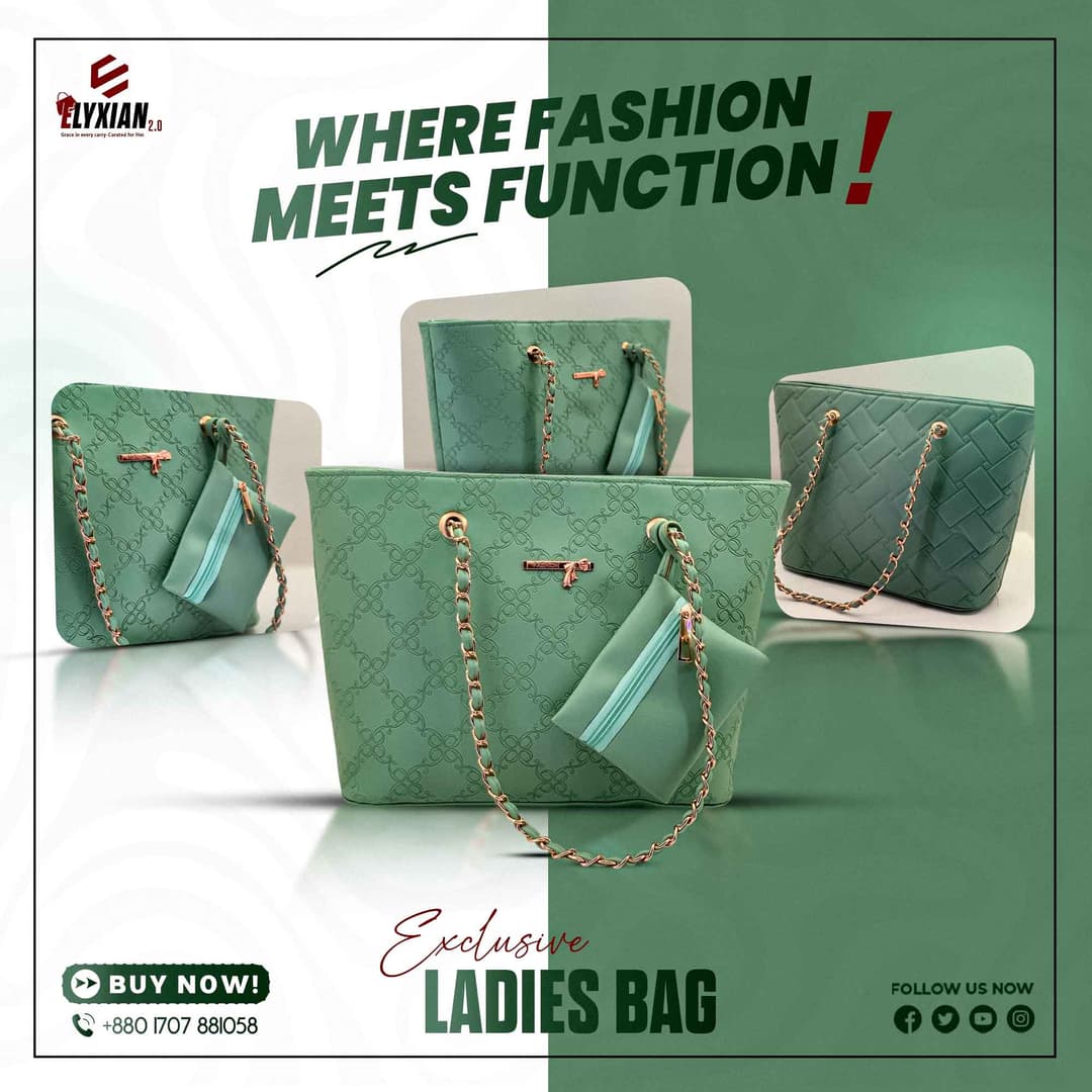 Ladies Bag - Bottle Green
