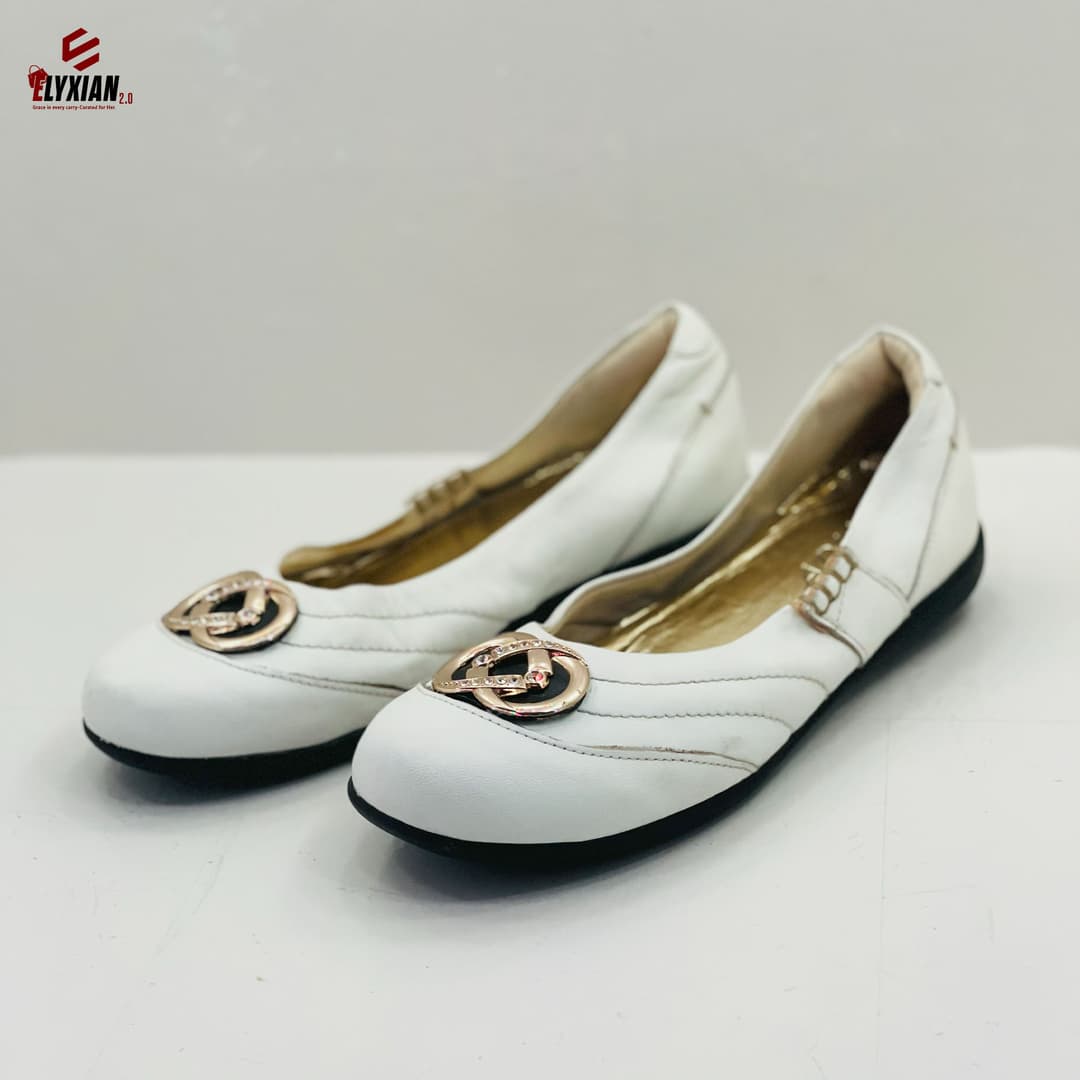 Ladies Semi Formal Heels - white