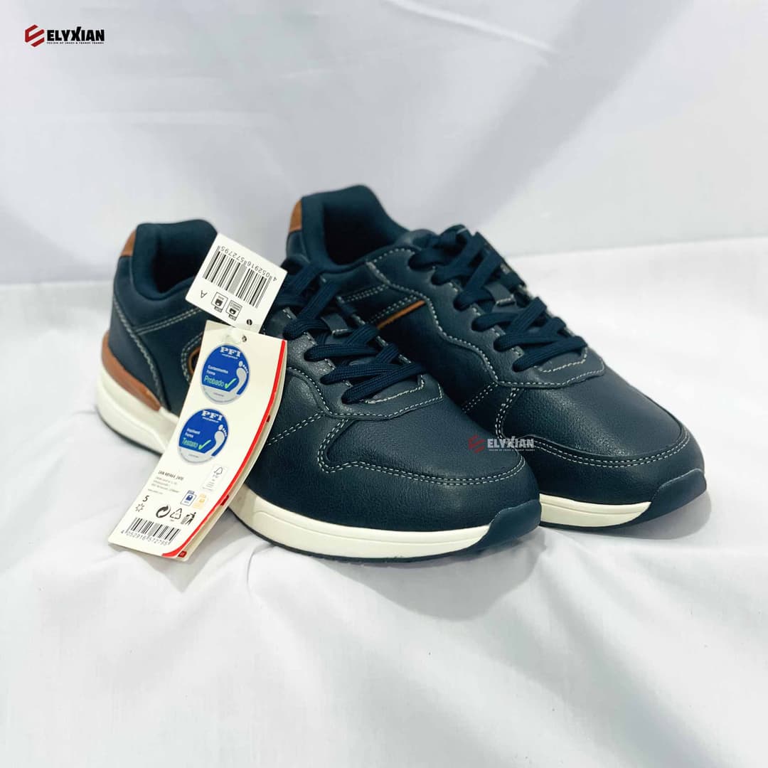 Esmara Sneaker - Blue with brown stripe