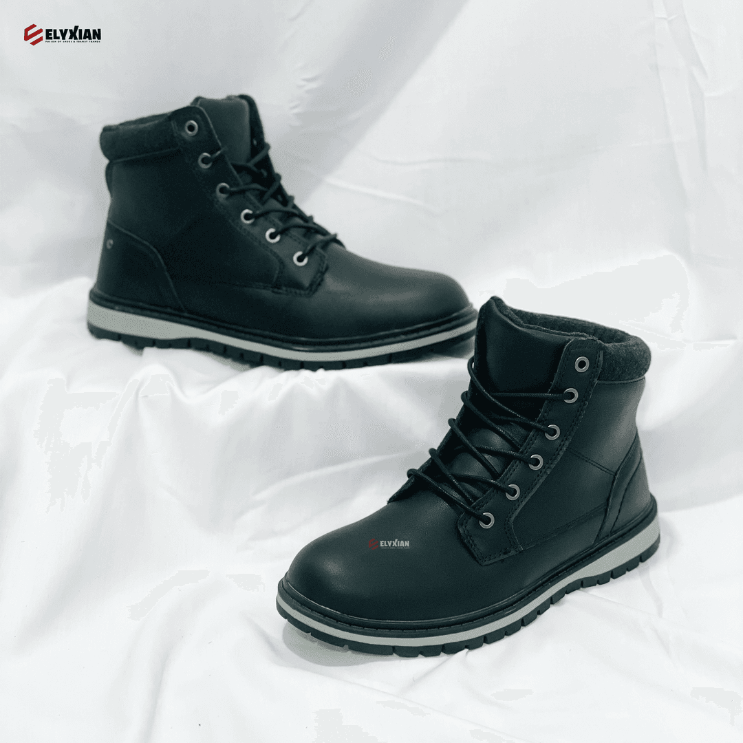 High Neck Boot - Black