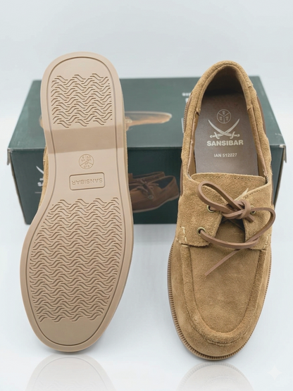 Sansibar Premium Suede Casual Loafer – Camel Brown