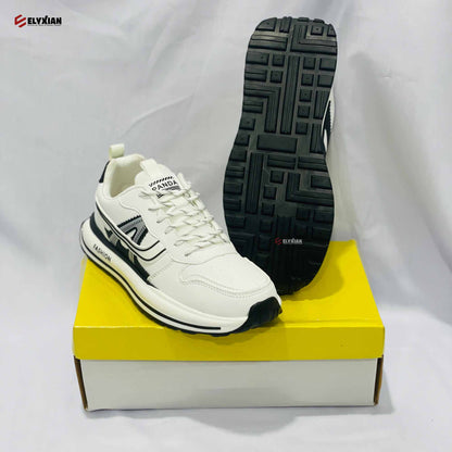Panda Fashion Sneaker - White & Black