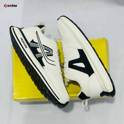 Panda Fashion Sneaker - White & Black