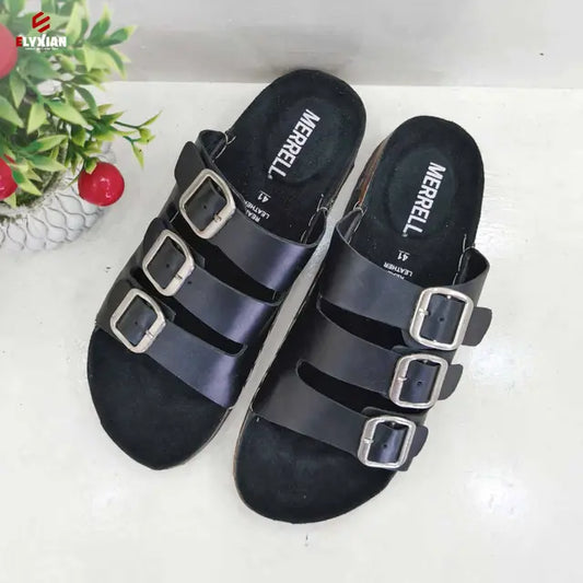 Merrell 3 Stripe Belt Sandal - Black