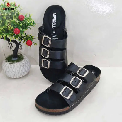 Merrell 3 Stripe Belt Sandal - Black