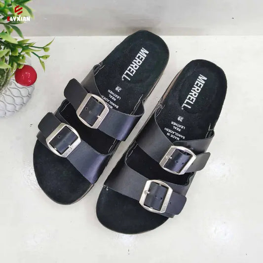 Merrell 2 Stripe Belt Sandal - Black