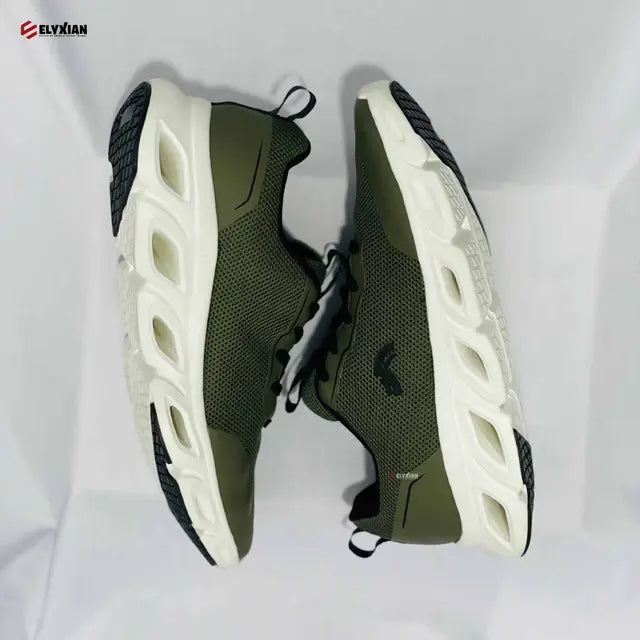 Crivit Men’s Lightweight Mesh Sneakers - Olive