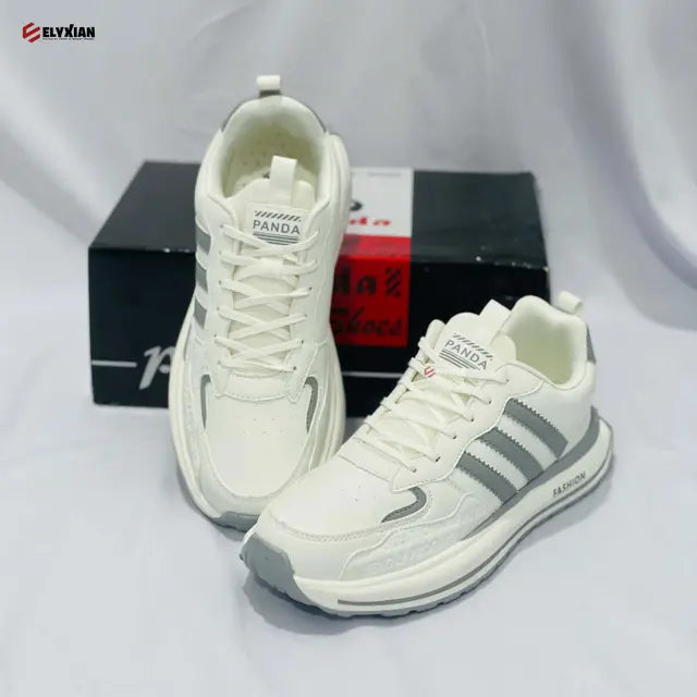 Panda Fashion Sneaker - White