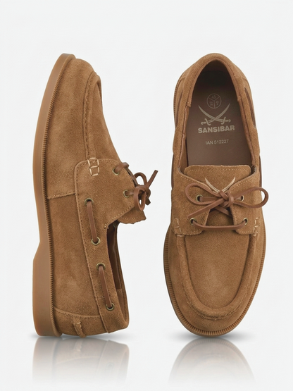 Sansibar Premium Suede Casual Loafer – Camel Brown