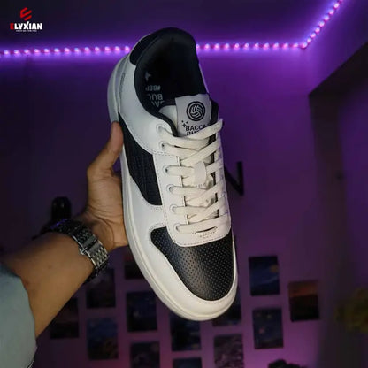 Bacca Bucci Cosmic Dream 🪐 Sneakers – Low-Top Space (Black & White)