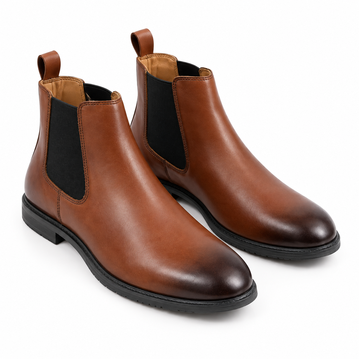 UrbanCraft Leather Chelsea Boots – Chocolate