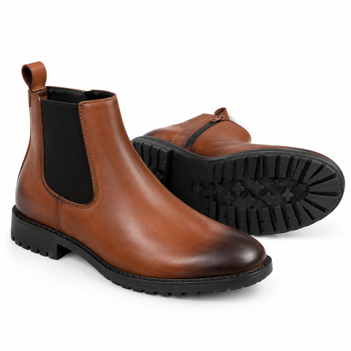 UrbanCraft Leather Chelsea Boots – Chocolate