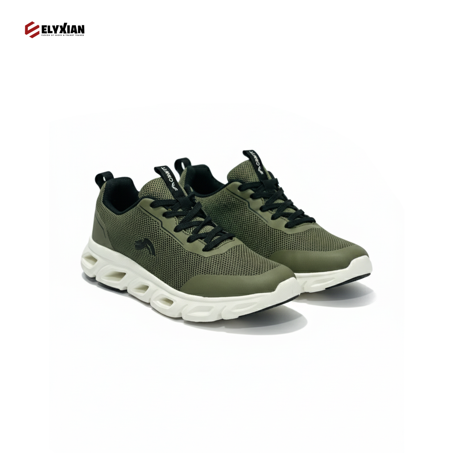 Crivit Men’s Lightweight Mesh Sneakers - Olive
