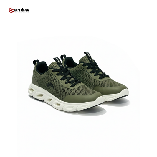 Crivit Men’s Lightweight Mesh Sneakers - Olive