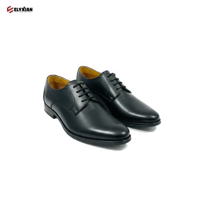 Pelle Craft Black Derby Formal