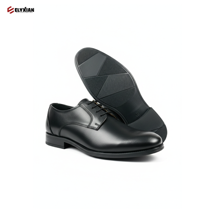 Pelle Craft Black Derby Formal