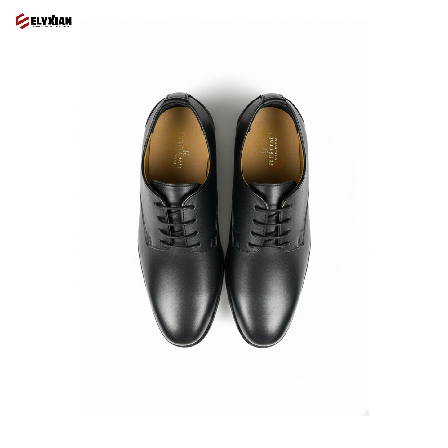 Pelle Craft Black Derby Formal