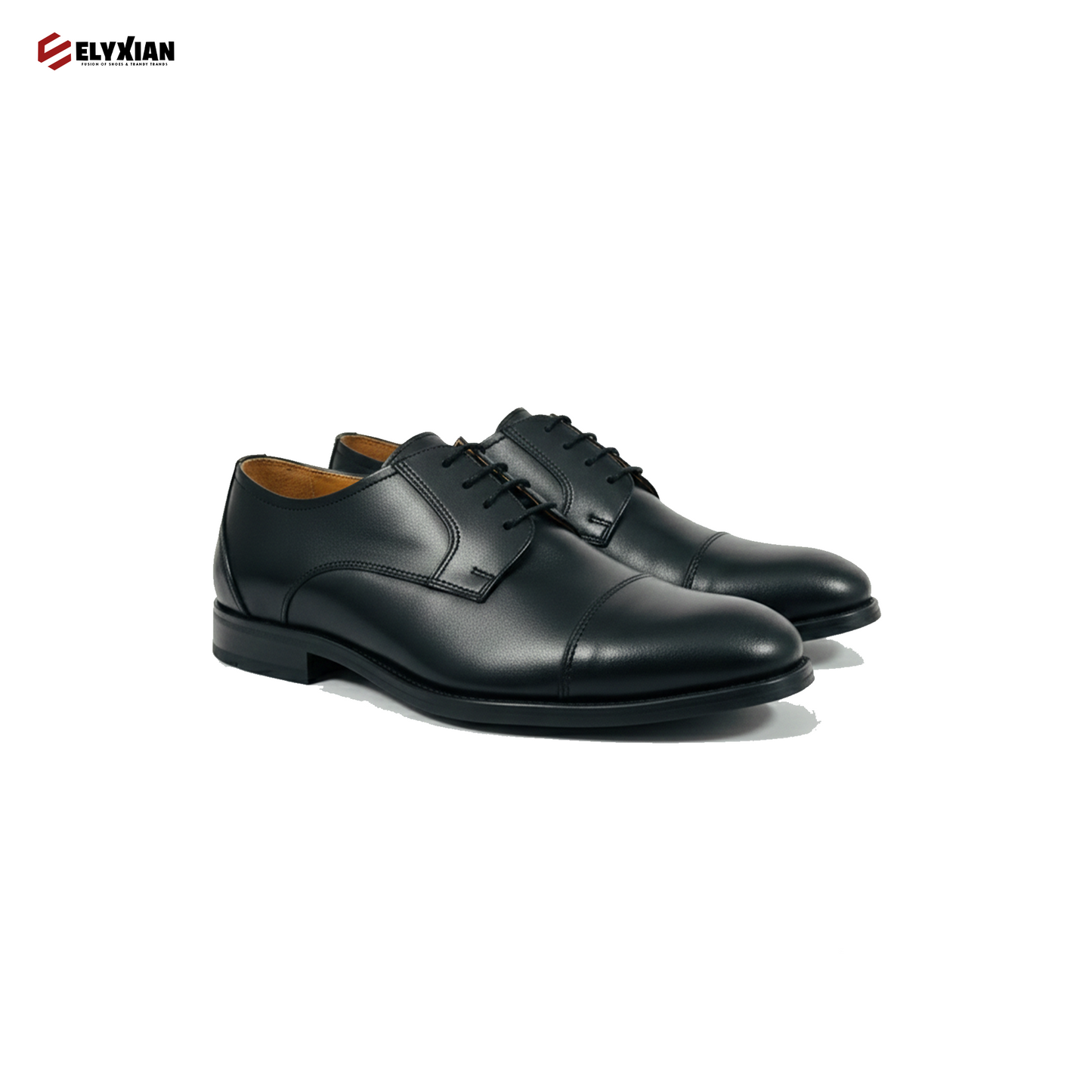 Cap-Toe Oxford Shoe Black