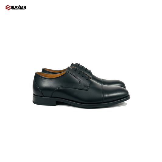 Cap-Toe Oxford Shoe Black