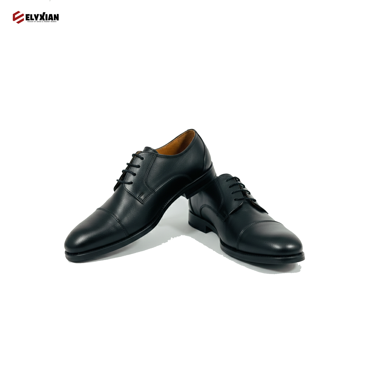 Cap-Toe Oxford Shoe Black