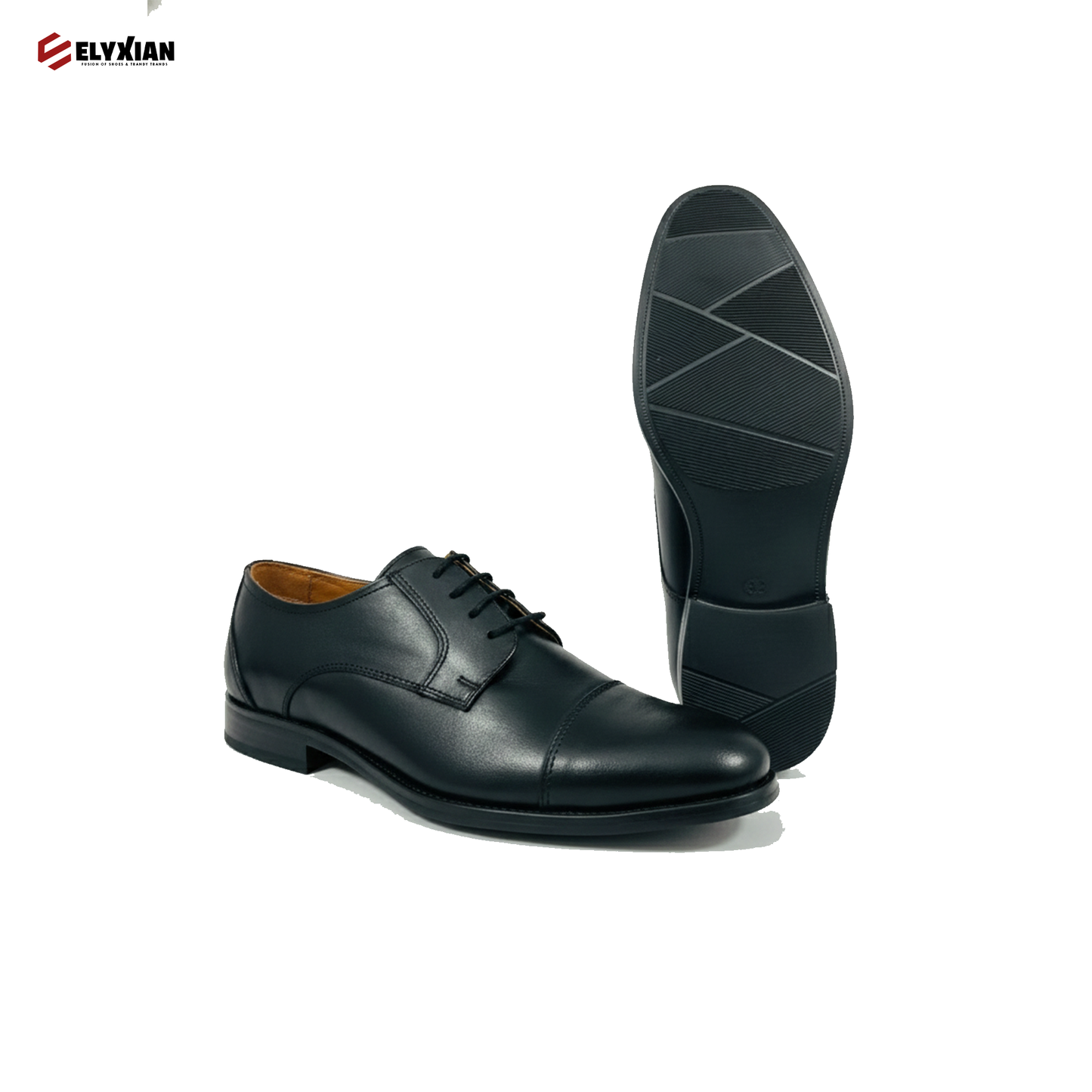 Cap-Toe Oxford Shoe Black