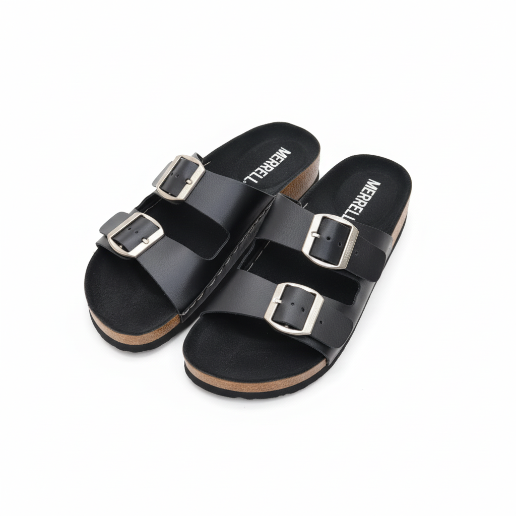 Merrell 2 Stripe Belt Sandal - Black