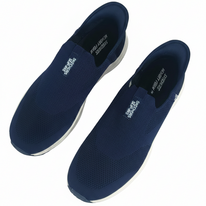 Skechers GoWalk Active Pro Slip-On Sneakers – Lightweight Breathable Comfort (Midnight Navy Edition)