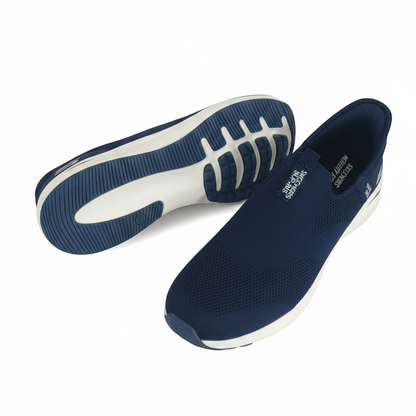 Skechers GoWalk Active Pro Slip-On Sneakers – Lightweight Breathable Comfort (Midnight Navy Edition)