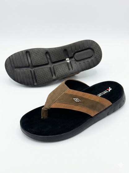 Urban Comfort Toe Post – Rustic Brown Olive