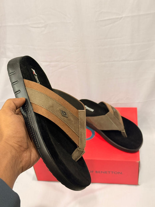 Urban Comfort Toe Post – Rustic Brown Olive