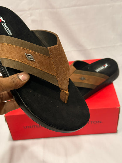 Urban Comfort Toe Post – Rustic Brown Olive