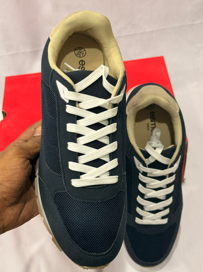 Esmara AeroComfort Lace-Up Sneakers – Classic Navy Blue