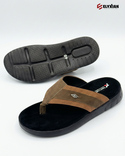 Urban Comfort Toe Post – Rustic Brown Olive