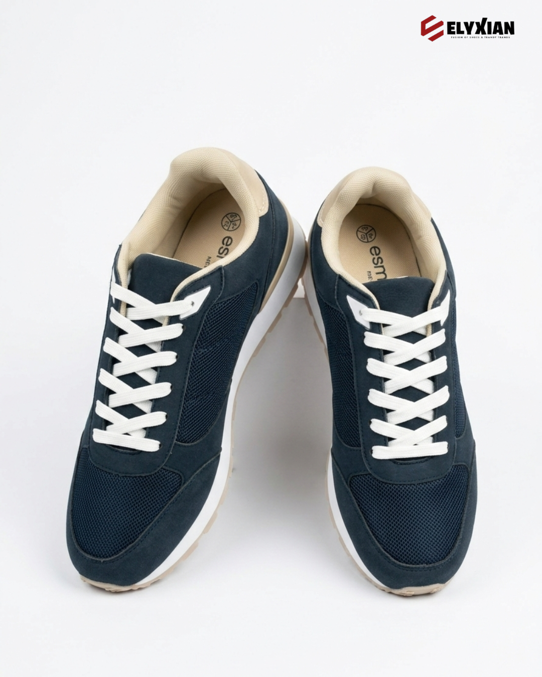 Esmara AeroComfort Lace-Up Sneakers – Classic Navy Blue
