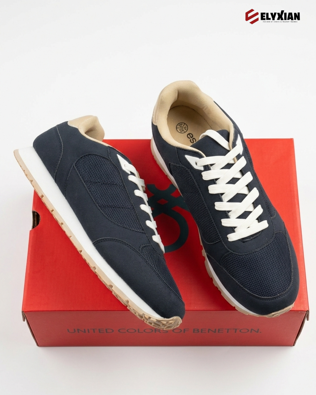 Esmara AeroComfort Lace-Up Sneakers – Classic Navy Blue