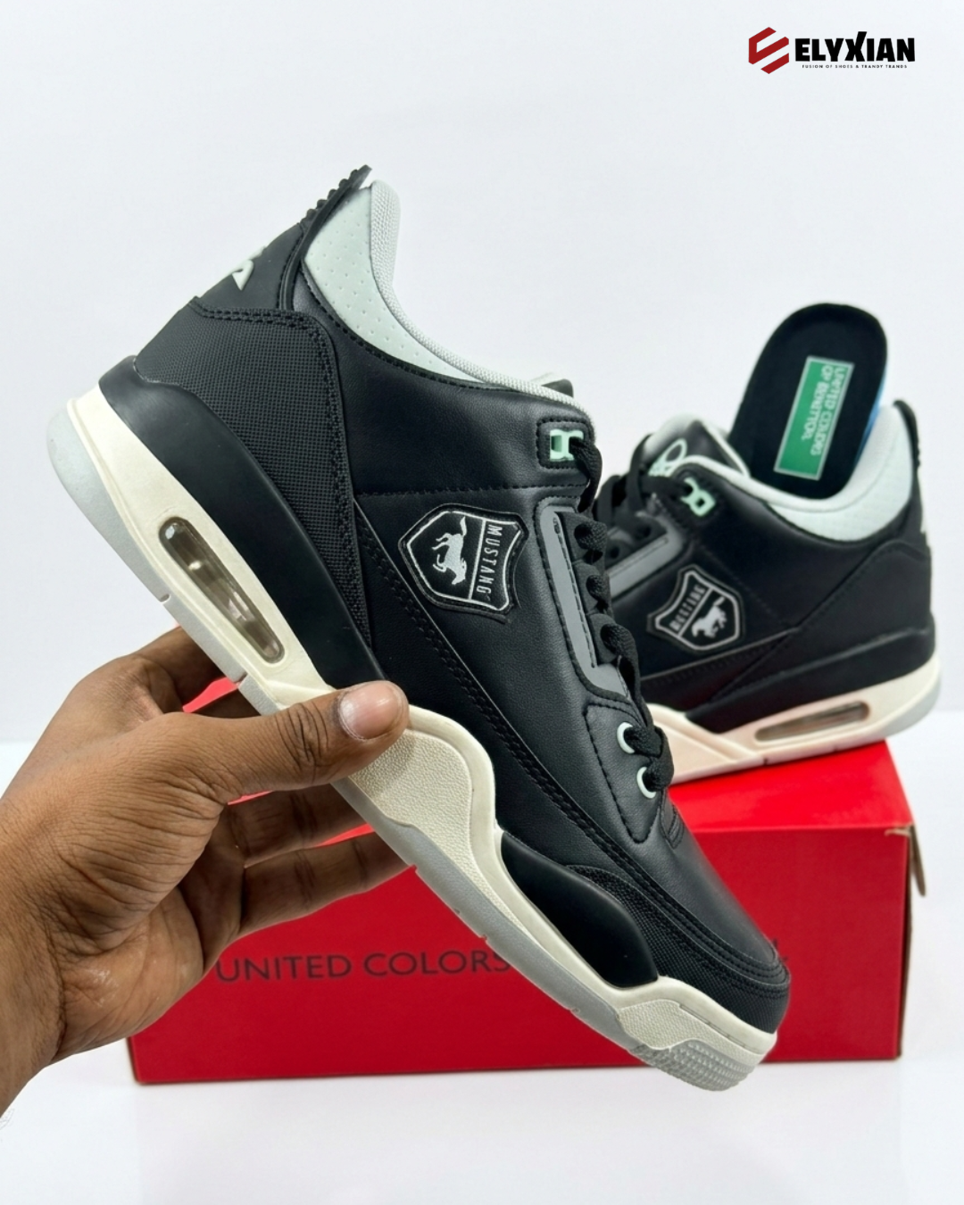 Mustang AirFlex Street Pro – Black Phantom Grey