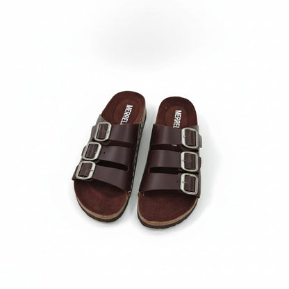 Merrel 3 Stripe Belt Sandal - Chocolate