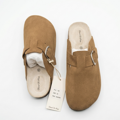 UrbanBuck Comfort Clog – Desert Tan