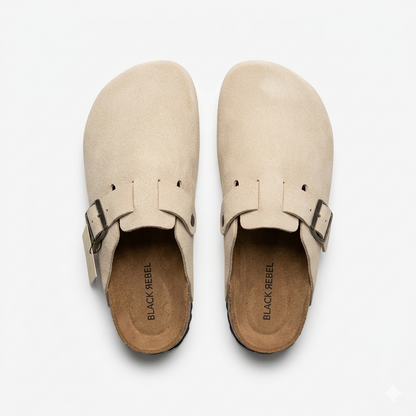 UrbanBuck Comfort Clog – Sand Beige