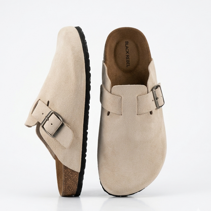 UrbanBuck Comfort Clog – Sand Beige