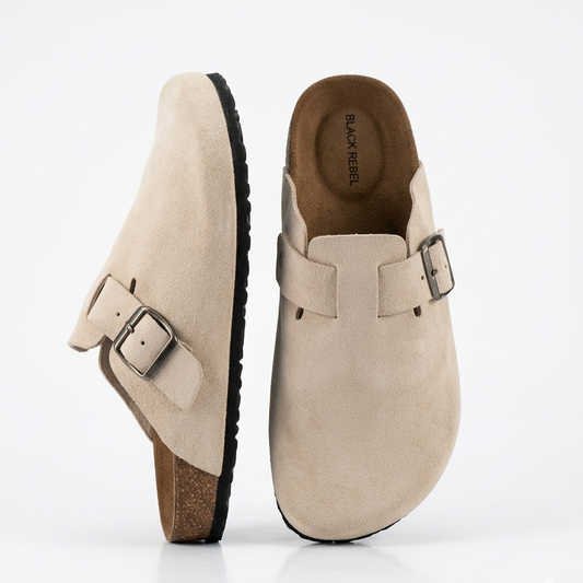 UrbanBuck Comfort Clog – Sand Beige