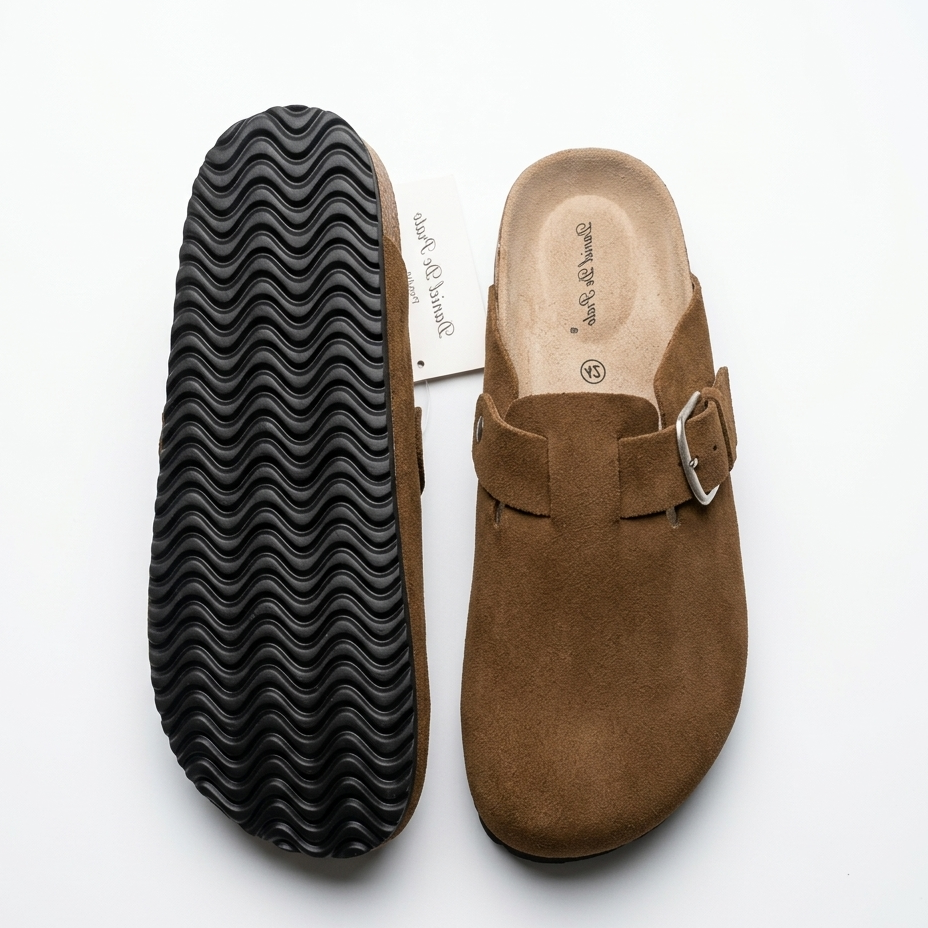 UrbanBuck Comfort Clog – Desert Tan