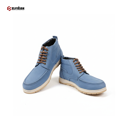 Solace Premium Leather Boot (Blue)